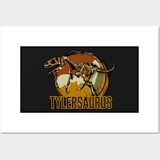 Tylerosaurus Tyler Dinosaur T-Rex Posters and Art